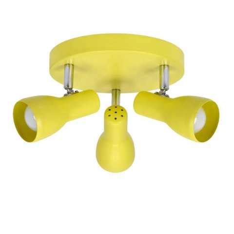 PICARDO LAMPA SUFITOWA PLAFON 3X40W E14 MUSZTARDOWY