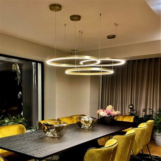 Lampa wisząca Midway złota LED 3000K Light Prestige