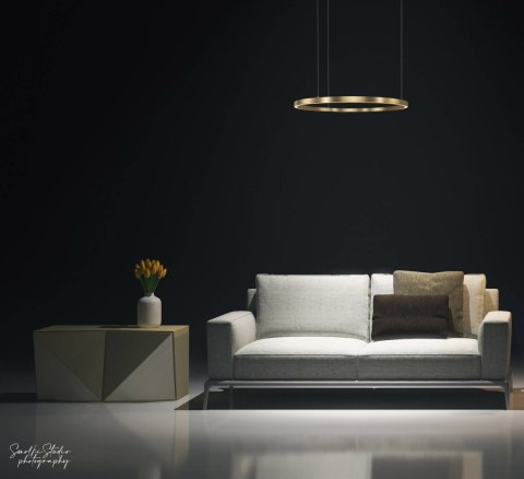 Lampa wisząca Midway złota LED 3000K Light Prestige