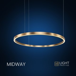 Light Prestige Lampa wisząca Midway złota LED 3000K