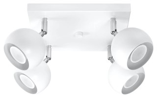 Sollux Lighting Plafon OCULARE 4 biały