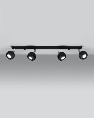 Plafon OCULARE 4L czarny