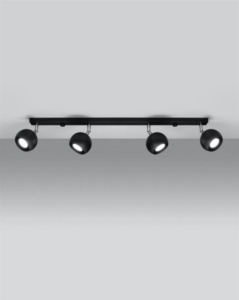 Plafon OCULARE 4L czarny