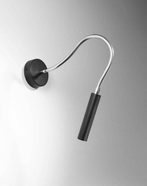 Sollux Lampa Kinkiet AXIL czarny