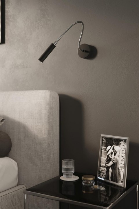 Sollux Lampa Kinkiet AXIL czarny