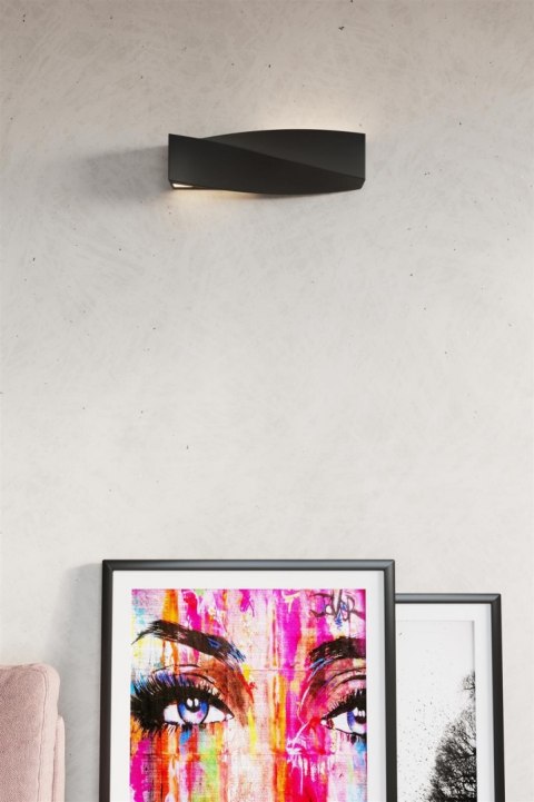 Sollux Lampa Kinkiet SIGMA czarny