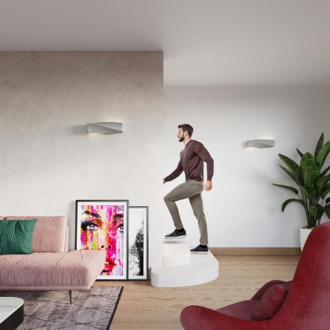 Sollux Lampa Kinkiet SIGMA szary