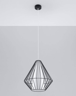 Sollux Lampa wisząca DEMI czarna