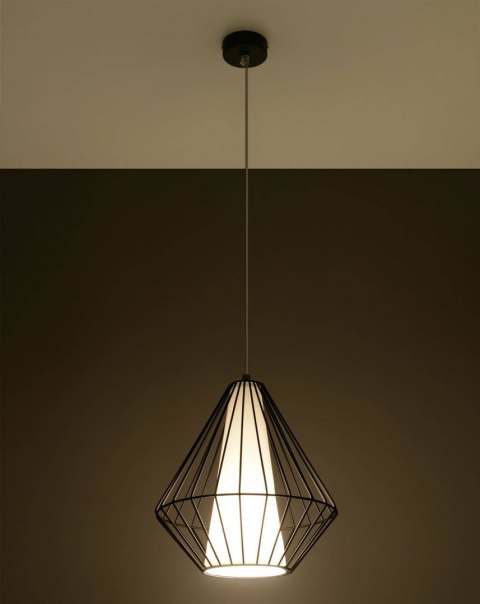Sollux Lampa wisząca DEMI czarna