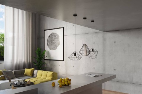 Sollux Lampa wisząca DEMI czarna