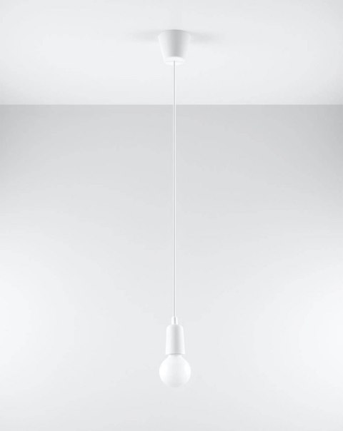 Sollux Lampa wisząca DIEGO 1 biała