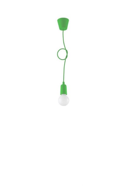 Sollux Lighting Lampa wisząca DIEGO 1 zielony