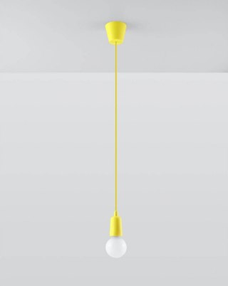 Sollux Lampa wisząca DIEGO 1 żółta