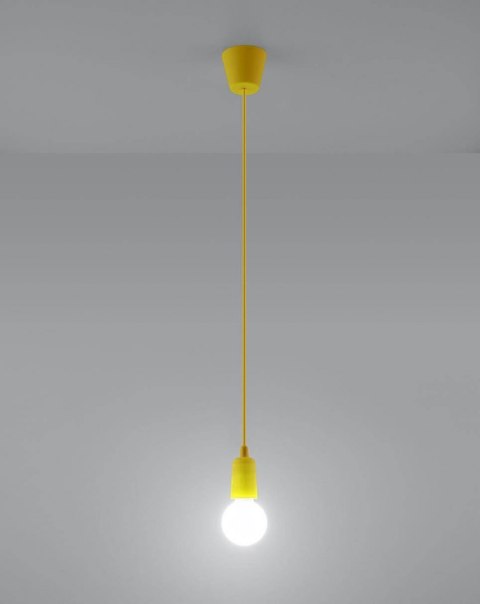Sollux Lampa wisząca DIEGO 1 żółta