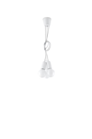 Sollux Lighting Lampa wisząca DIEGO 3 biała