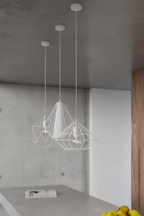 Sollux Lampa wisząca GASPARE biała