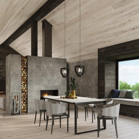 Sollux Lampa wisząca TRES czarna