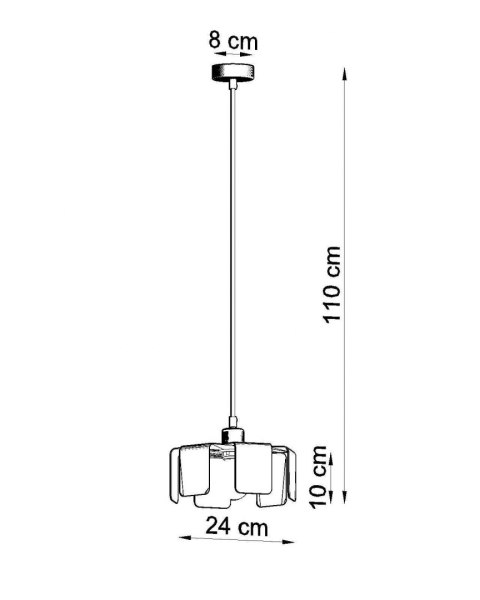 Sollux Lampa wisząca TULIP biały