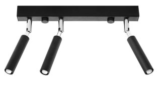 Sollux Lighting Plafon EYETECH 3 czarny