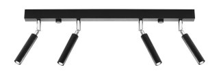 Sollux Lighting Plafon EYETECH 4 czarny