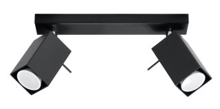 Sollux Lampa Plafon MERIDA 2 czarny