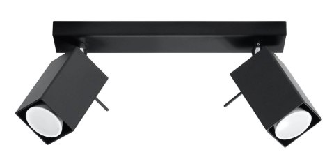 Sollux Lampa Plafon MERIDA 2 czarny