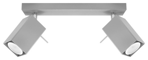 Sollux Lampa Plafon MERIDA 2 szary