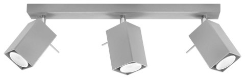 Sollux Lampa Plafon MERIDA 3 szary