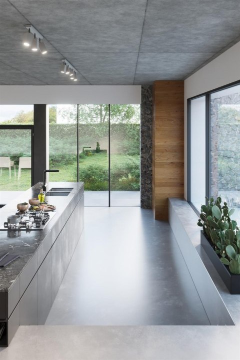 Sollux Lampa Plafon MERIDA 3 szary