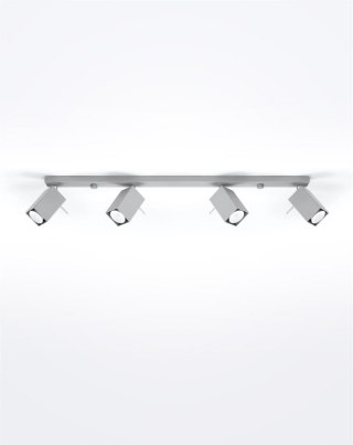 Sollux Lampa Plafon MERIDA 4L szary