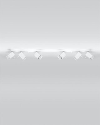 Sollux Lampa Plafon MERIDA 6L biały