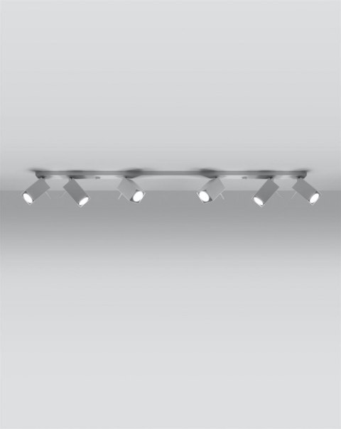 Sollux Lampa Plafon MERIDA 6L biały