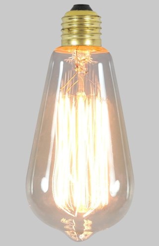 Żarówka dekoracyjna bezbarwna Edison E27 60W 3030948 Candellux
