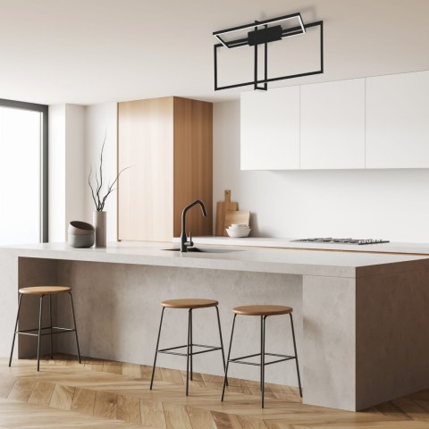 Lampa sufitowa Frame 3D 4000K 1xLED czarna LP-980/3D4 BK