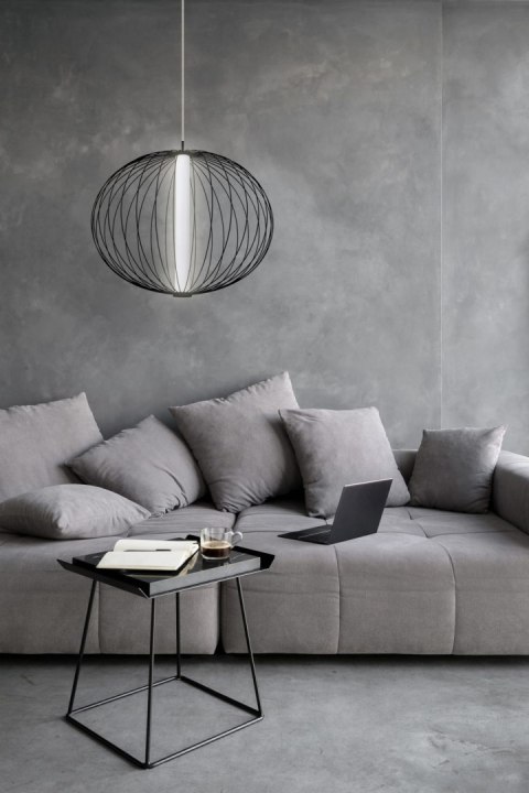Light Prestige Lampa wisząca Treviso czarna LED CCT