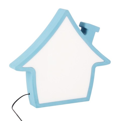 HOUSE lampka stołowa LED IQ KIDS niebieski