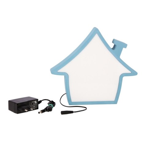 HOUSE lampka stołowa LED IQ KIDS niebieski