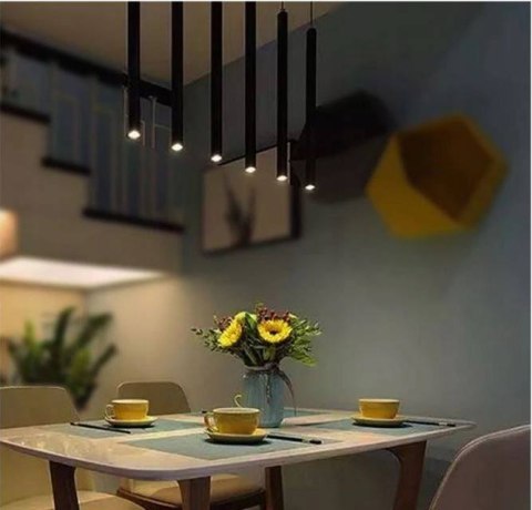 LAMPA SOPEL LED CZARNA