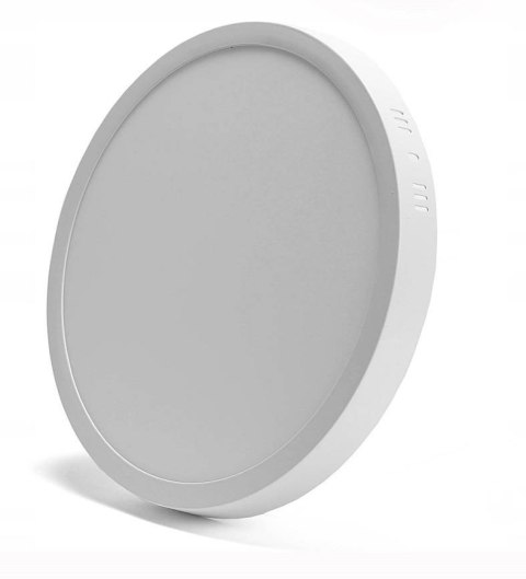 Syntron PANEL LED NATYNKOWY PLAFON SUFITOWY OKRĄGŁY 24W BIAŁY NEUTRALANY