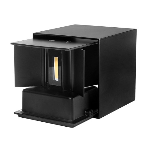 Kinkiet ścienny 6W 4000K czarny A6(HJK)