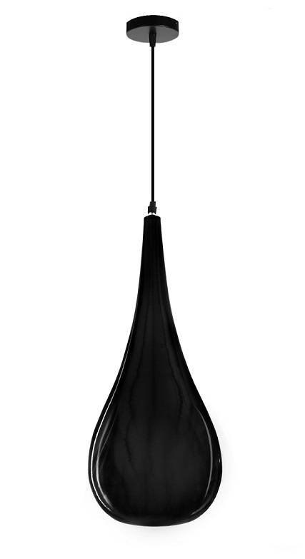 Lampa wisząca Kropla E27 czarna HY-2701