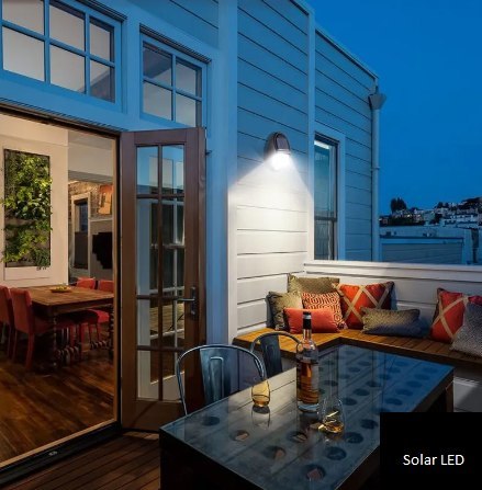 Syntron Kinkiet solarny zewnętrzny SL-870 6000K IP.65