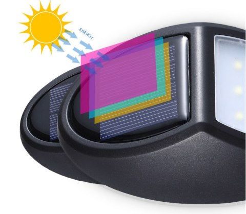 Syntron Kinkiet solarny zewnętrzny SL-870 6000K IP.65