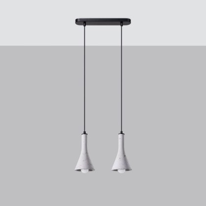 Sollux Lighting Lampa wisząca REA 2 beton
