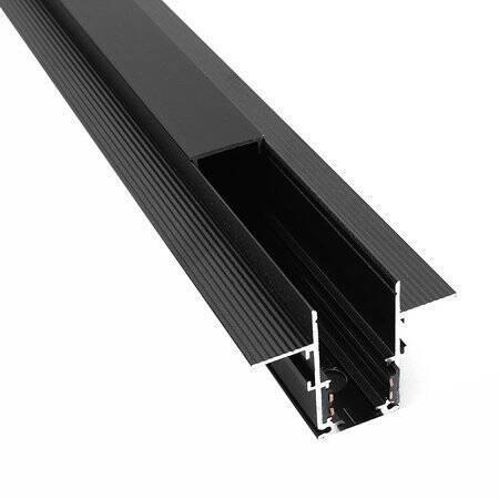 Szyna magnetyczna podtynkowa czarna LL-20D 150cm