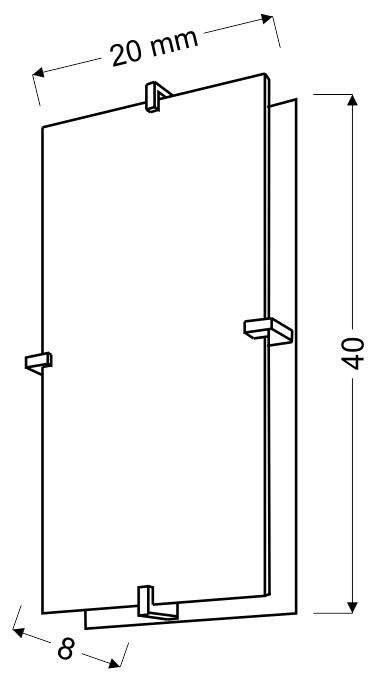 Lampa Sufitowa Candellux Fikus 10-12838 Plafon E27 Chrom