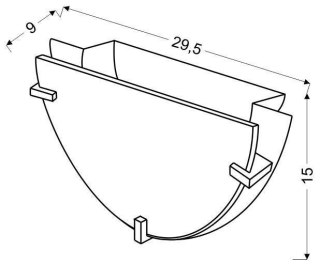 Lampa Sufitowa Candellux Fikus11-12937 Plafon E27