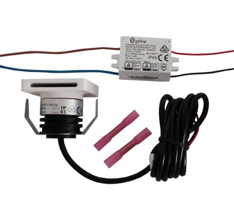 Oprawa schodowa Step 1xLED biała LP-0458 WH