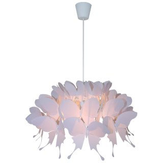 Lampa wisząca Farfalla różowa 1xE27 Light Prestige