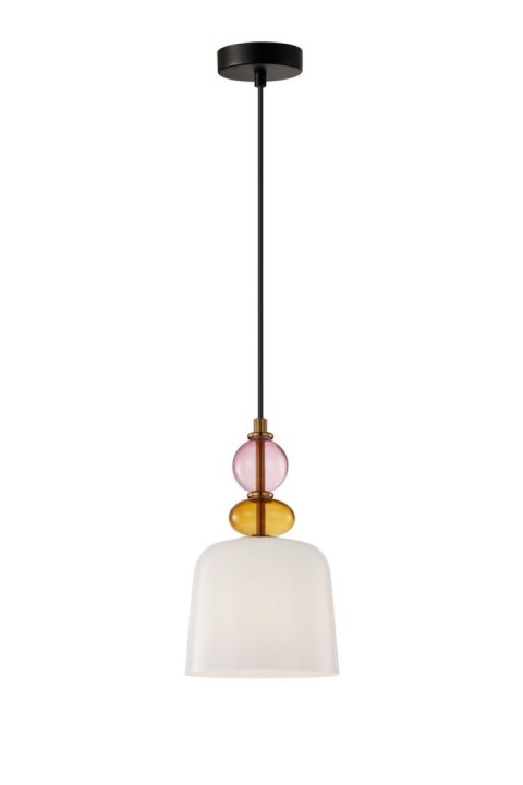 Lampa wisząca Tropea 1xE27 biała, mała LP-2004/1P S WH